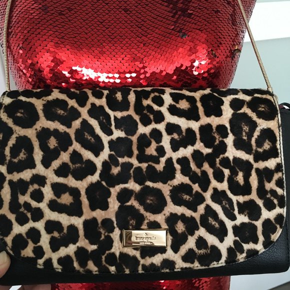 Kate Spade Leopard purse - Picture 2 of 6